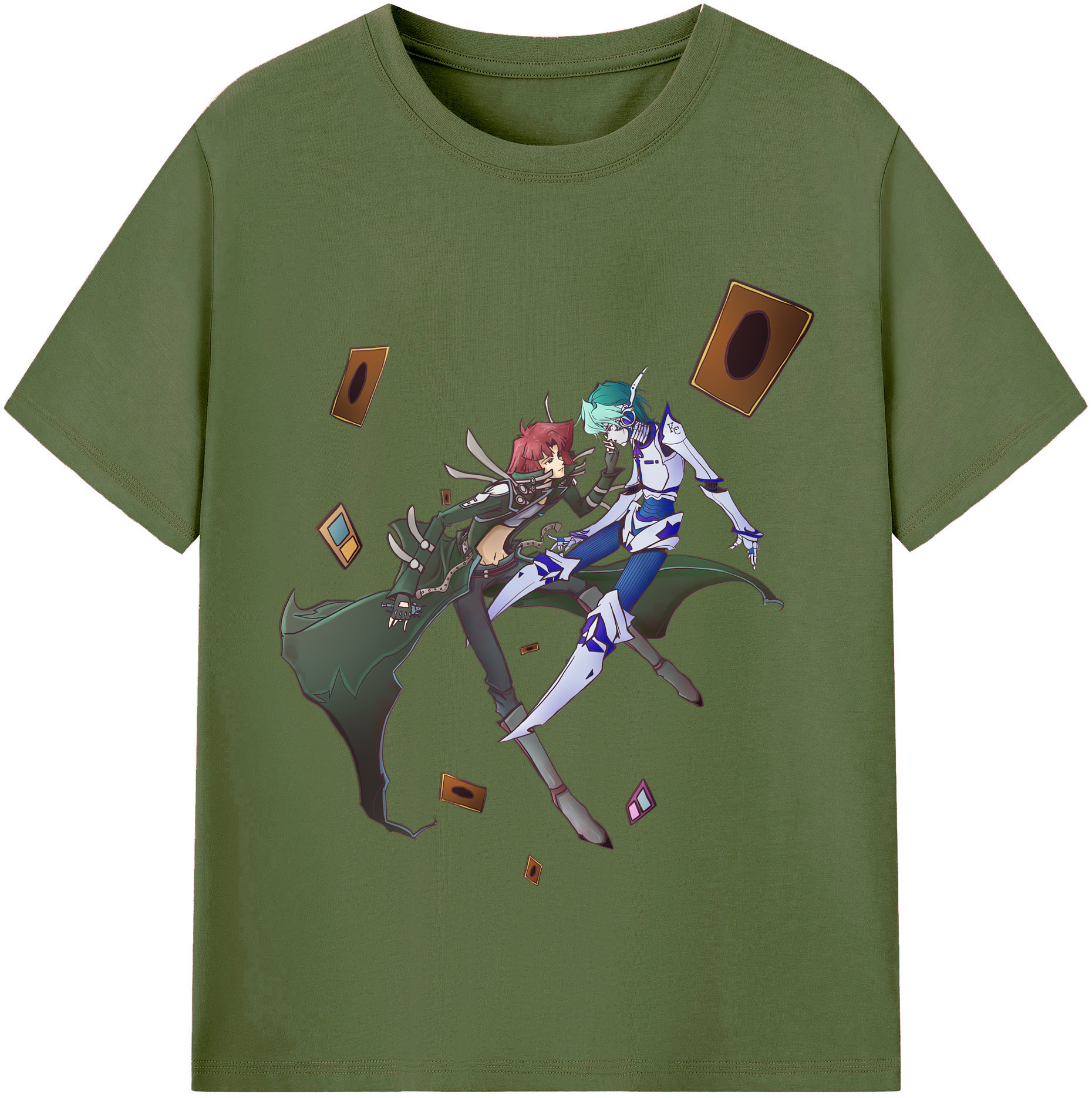 （画像用） 遊☆戯☆王 Yu-Gi-Oh! 綿100％半袖Tシャツ（フロントプリント）